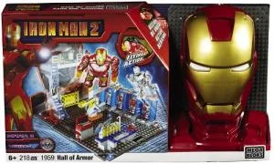 Miscellaneous: themed packaging, Iron Man bust, red and gold