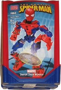 Original packaging for 1964 Spider-Man Super Tech Hero