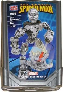 Original packaging for 1965 Silver Spider-Man Super Tech Hero