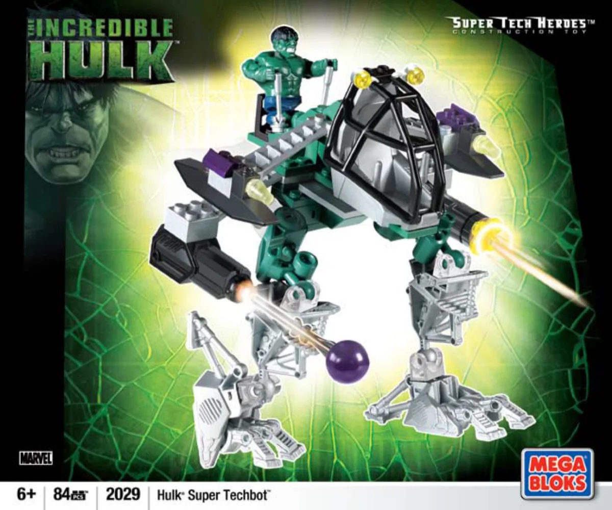 Original packaging for 2029 Hulk Techbot