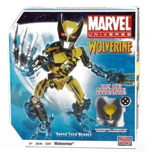 Original packaging for 2087 Wolverine Super Tech Hero