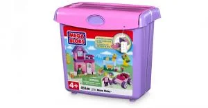 Original packaging for 270 Micro Scoop 'n Build Bucket Pink