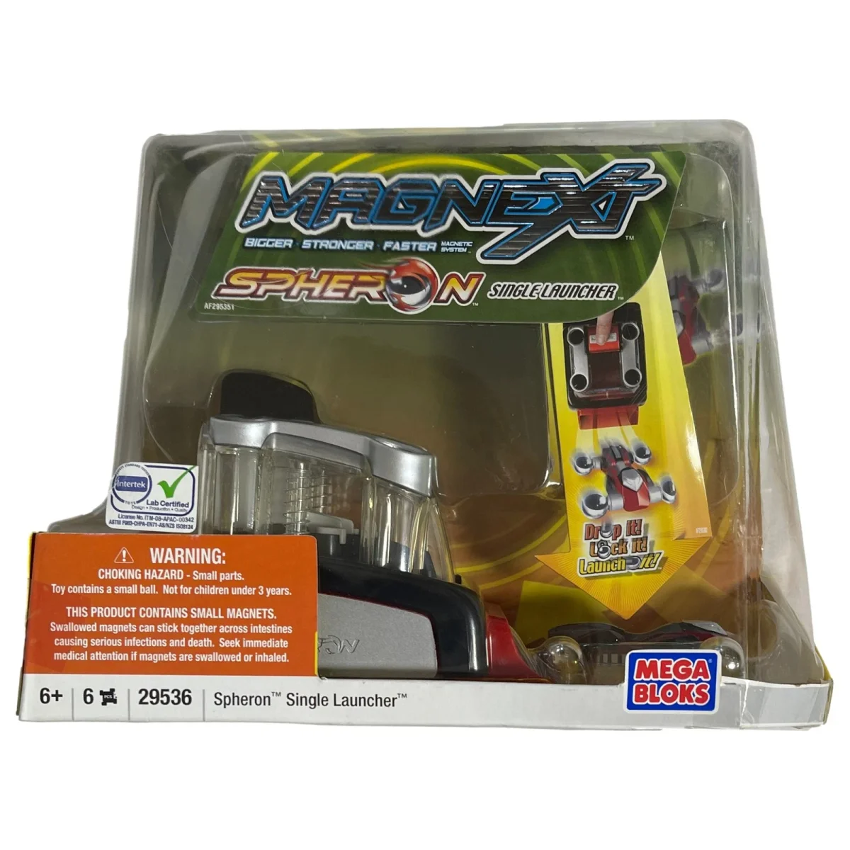 Original packaging for 29536 Spheron Single Launcher