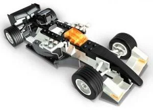 Original packaging for 3274 Race Car