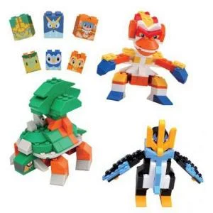 Torterra, Infernape, and Empoleon Building Set