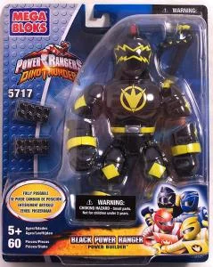 Instruction booklet for 5717 Black Power Ranger