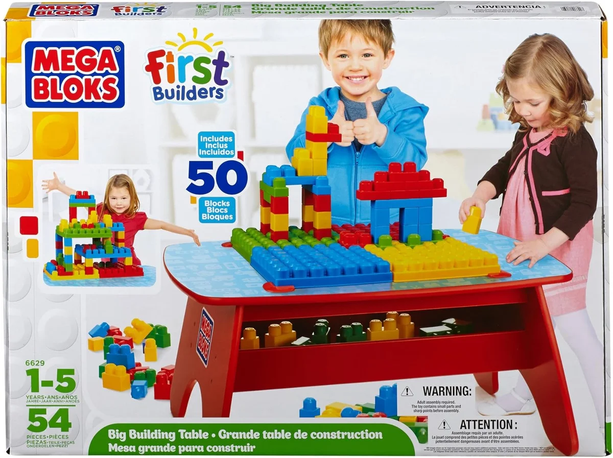 Original packaging for 6629 First Builders Big Building Table