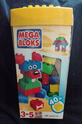 Original packaging for 7104 Mini, Yellow Dog Tote