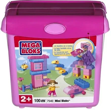 Original packaging for 7540 Mini Bloks Tub, Pink