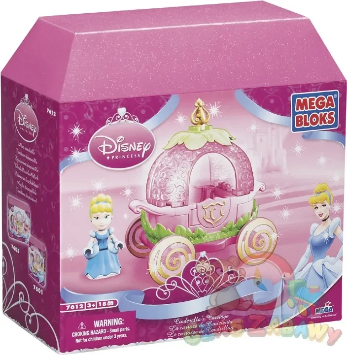 Original packaging for 7612 Mini, Cindirella's Carriage