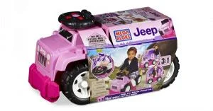 Original packaging for 81002 Jeep 3-in-1 Ride-On, Pink
