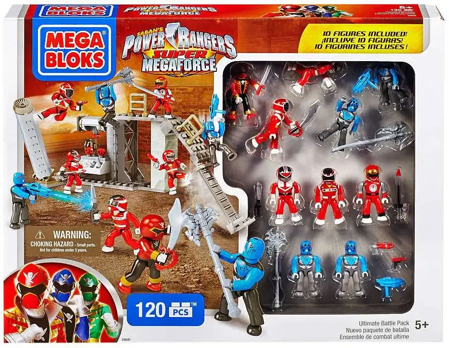 Instruction booklet for 89600 Power Rangers Ultimate Figure Pack