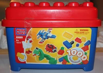 Original packaging for 89989 Bulk Bricks, 1000 Pieces