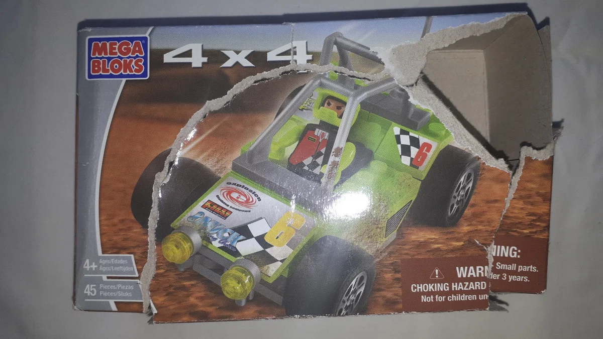 Original packaging for 9186 Mini Vehicles, 4x4
