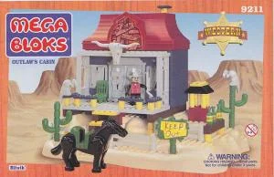 Original packaging for 9211 Outlaw's Cabin