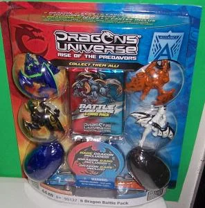 Original packaging for 95137 5 Dragon Battle Pack