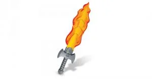 Original packaging for 95491 Ignitor's Flame Sword