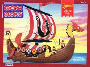 Original packaging for 9604 Viking Ship