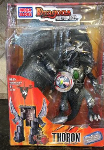 Original packaging for 9625 Thoron Platinum Armour Dragon