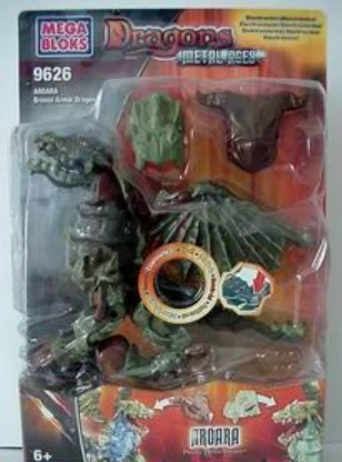 Original packaging for 9626 Aroara Bronze Armour Dragon