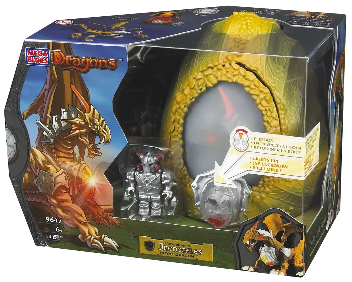 Original packaging for 9647 Vorwelder & Ironscales Royal Dragon