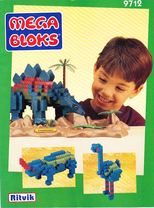 Original packaging for 9712 Stegosaurus