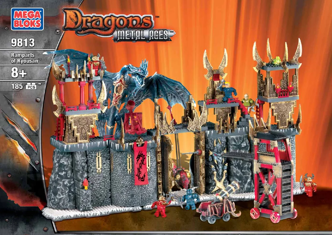 Original packaging for 9813 Ramparts Of Ryousan