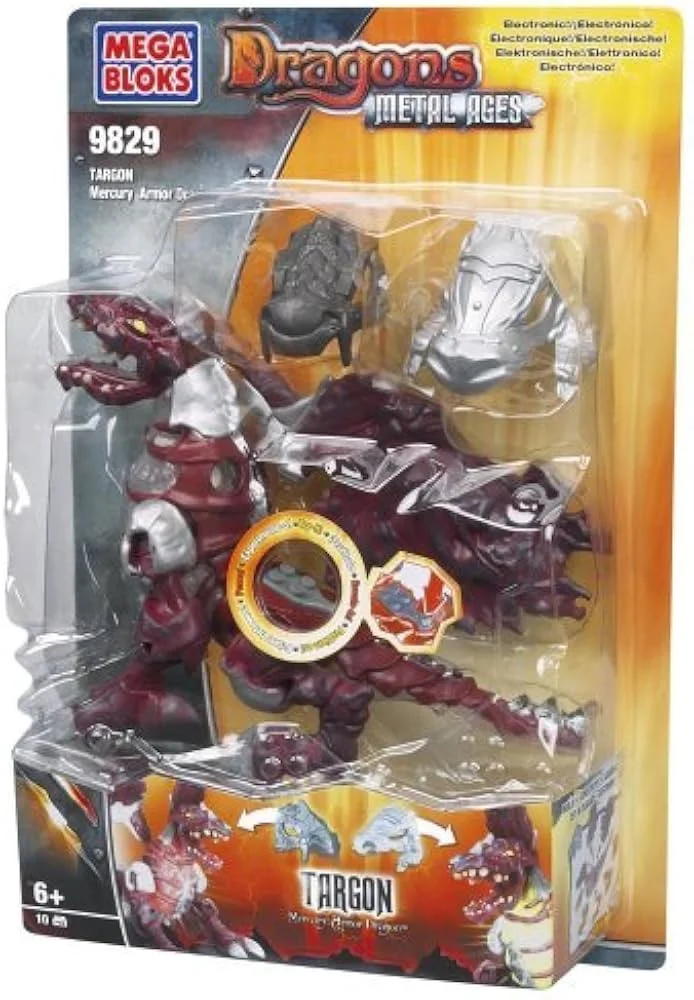 Original packaging for 9829 Targon Mercury Armour Dragon