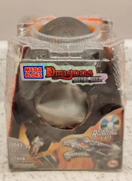 Original packaging for 9843 Ferrarius Iron Armour Dragon