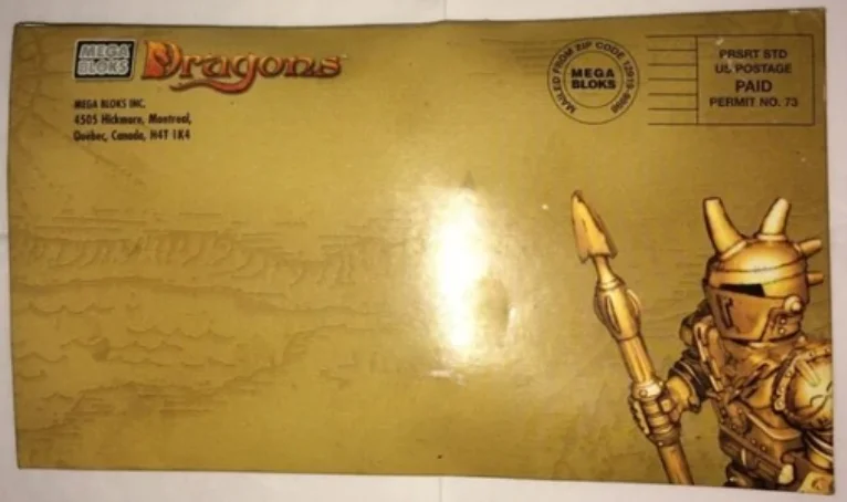 Dragons Mail in Promo Letter Warrior