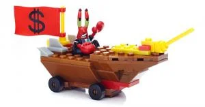 Original packaging for CNF31 Mr. Krabs Racer