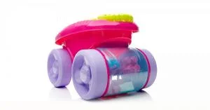Original packaging for CNK33 Block Scooping Wagon – Pink