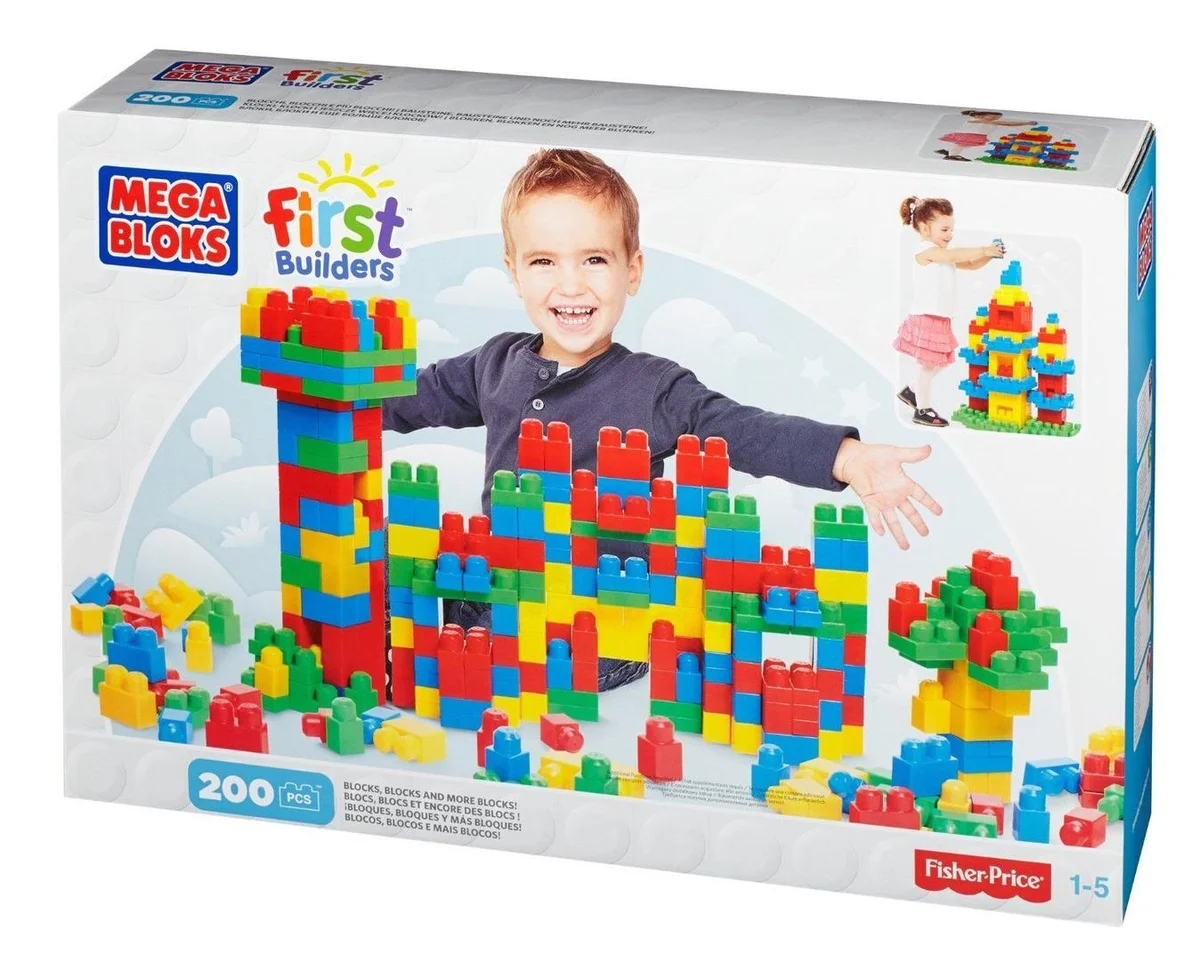 Original packaging for CXP10 First Builders Blocks, Blocks and More Blocks!