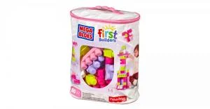 Big Building Bag (pink) (80 pieces)