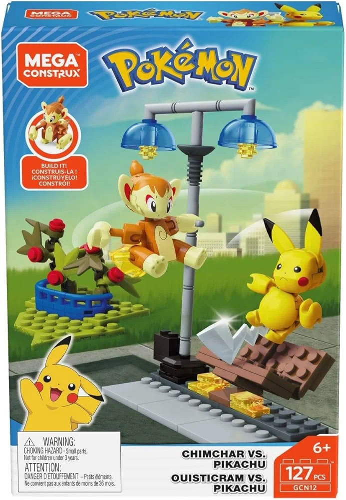 Pokémon Chimchar Vs. Pikachu