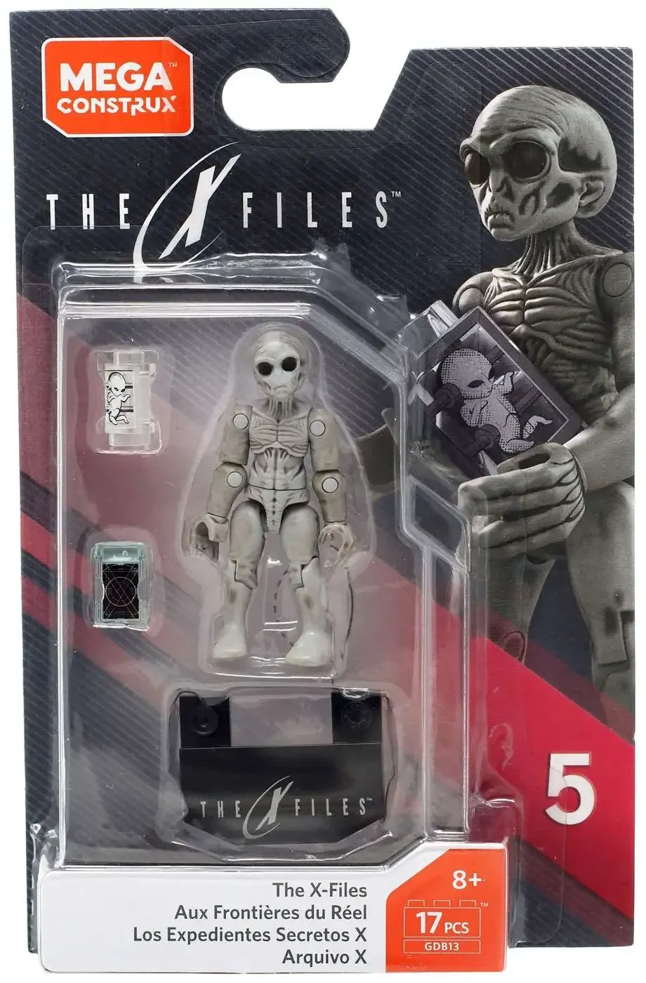 Original packaging for GDB13 Grey Alien