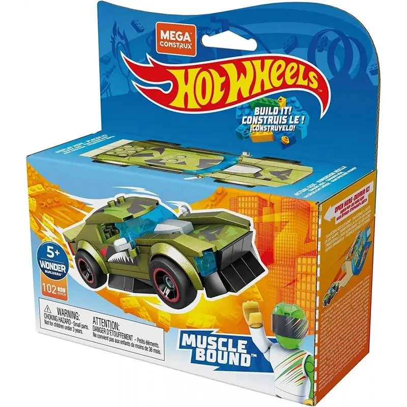 Original packaging for GVM30 Hot Wheels Muscle Bound