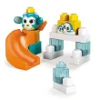Original packaging for GWH30 Peek A Blocks Penguin Slide