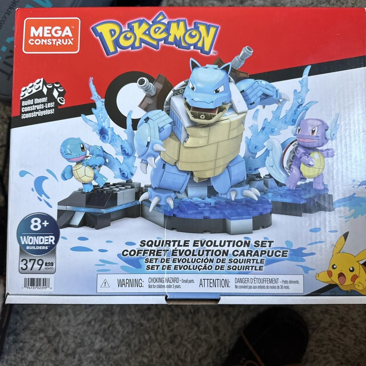 Squirtle Evolution in Multicolored
