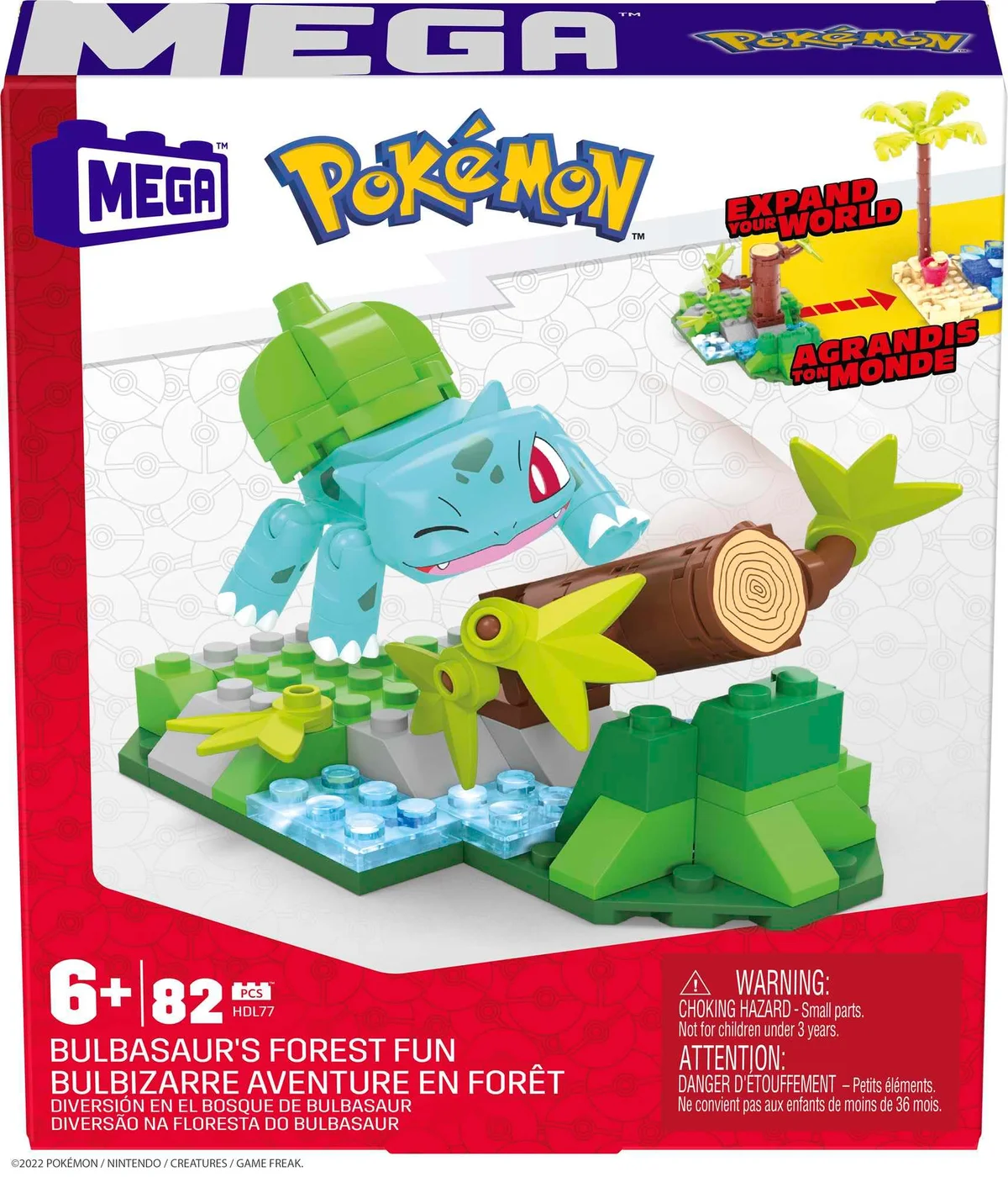 Original packaging for HDL77 Pokémon Bulbasaur's Forest Trek