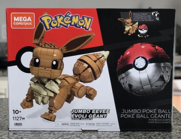 Jumbo Eevee and Jumbo Poke Ball