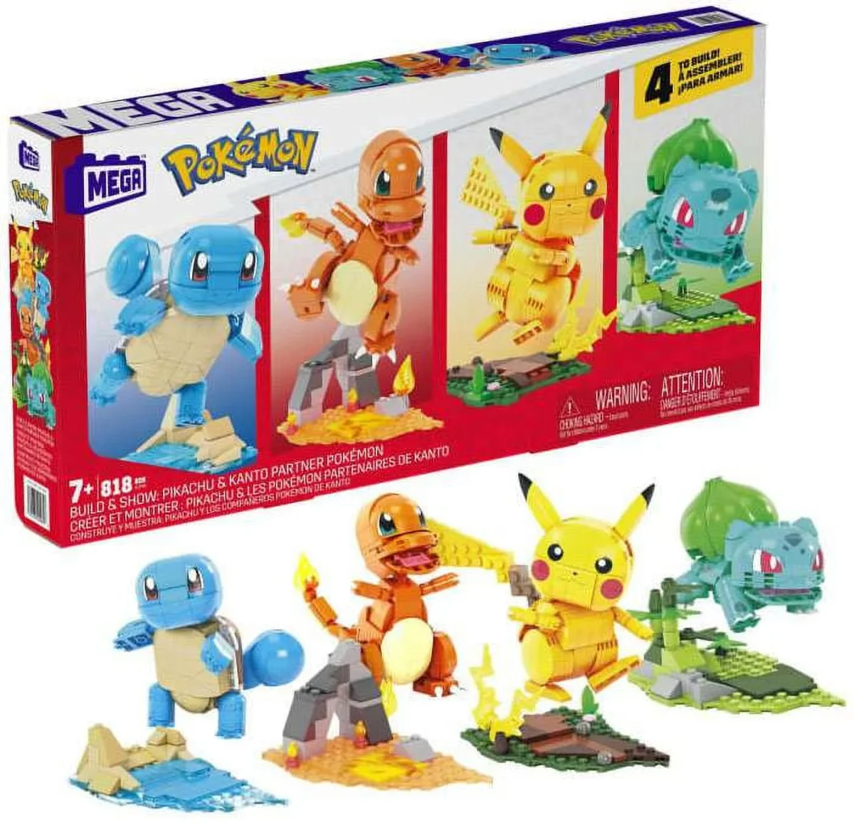 Build & Show: Pikachu & Kanto Partner Pokémon