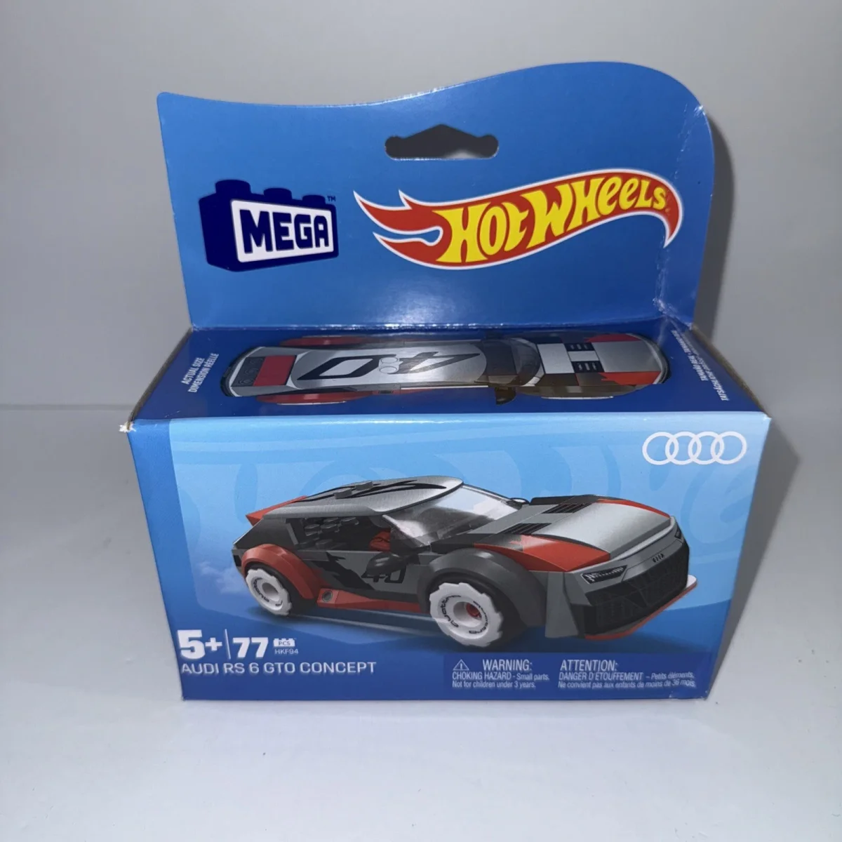 Instruction booklet for HKF94 Hot Wheels Audi RS6 GTO