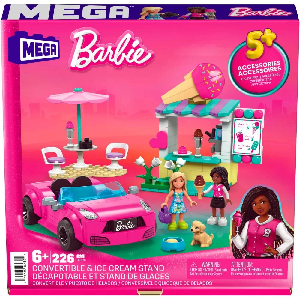 Barbie Convertible & Ice Cream Stand