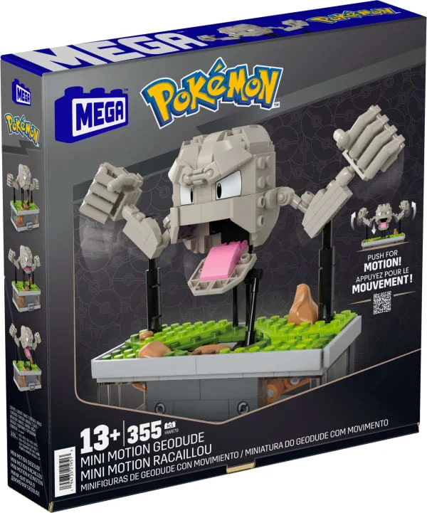 Pokémon Mini Motion Geodude Building Set