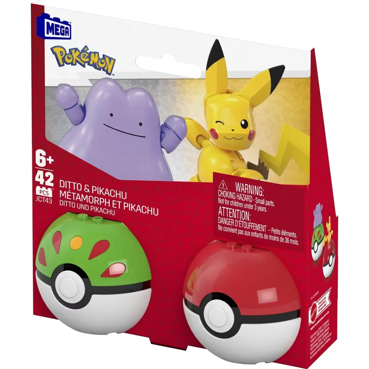 Original packaging for JCT43 POK - PIKACHU AND DITTO