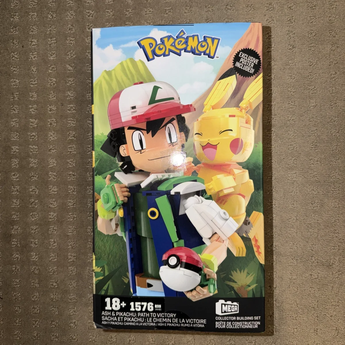 Original packaging for JHH81 POK - ASH & PIKACHU