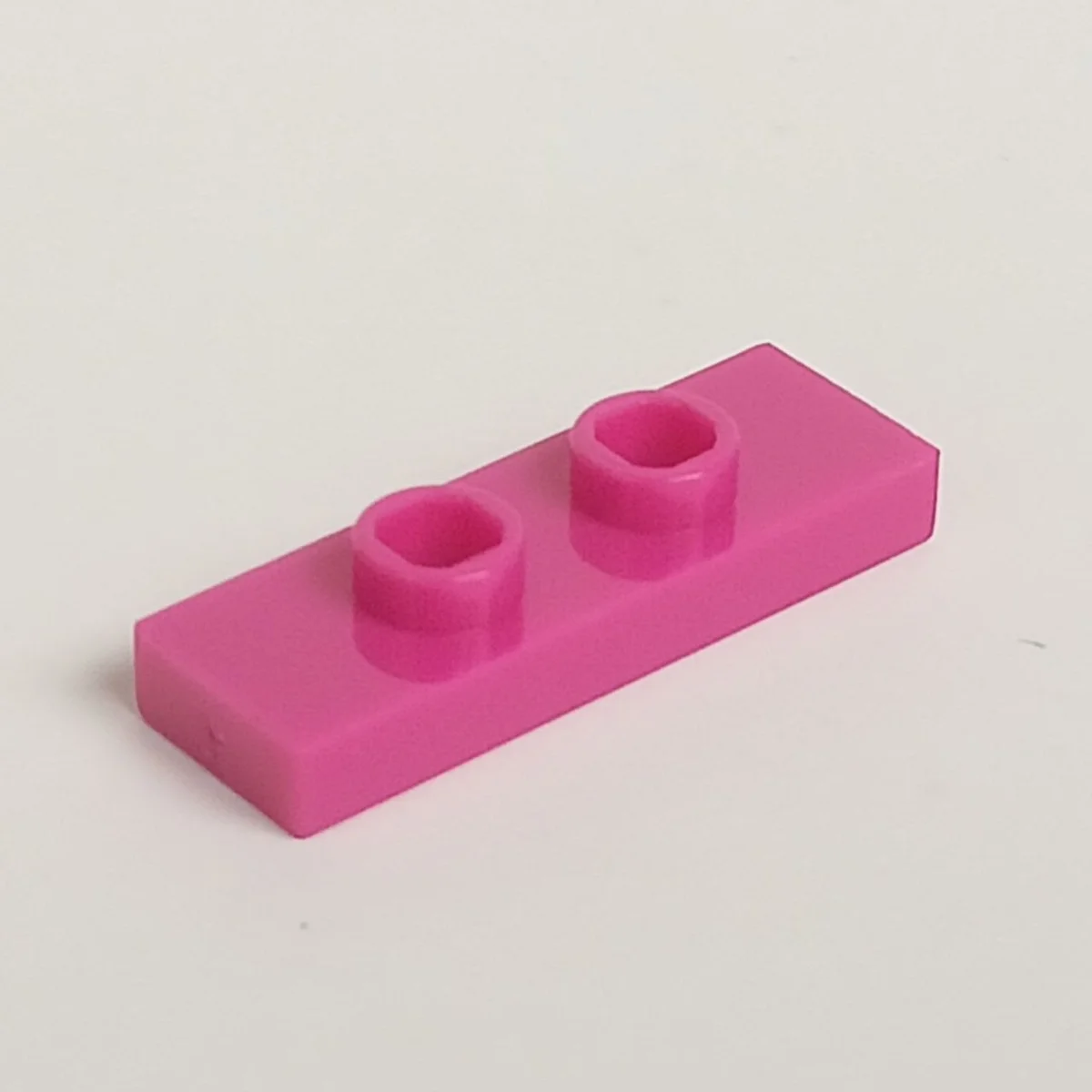 Plate Modified 1 x 3 with two studs in Pink, Barbie