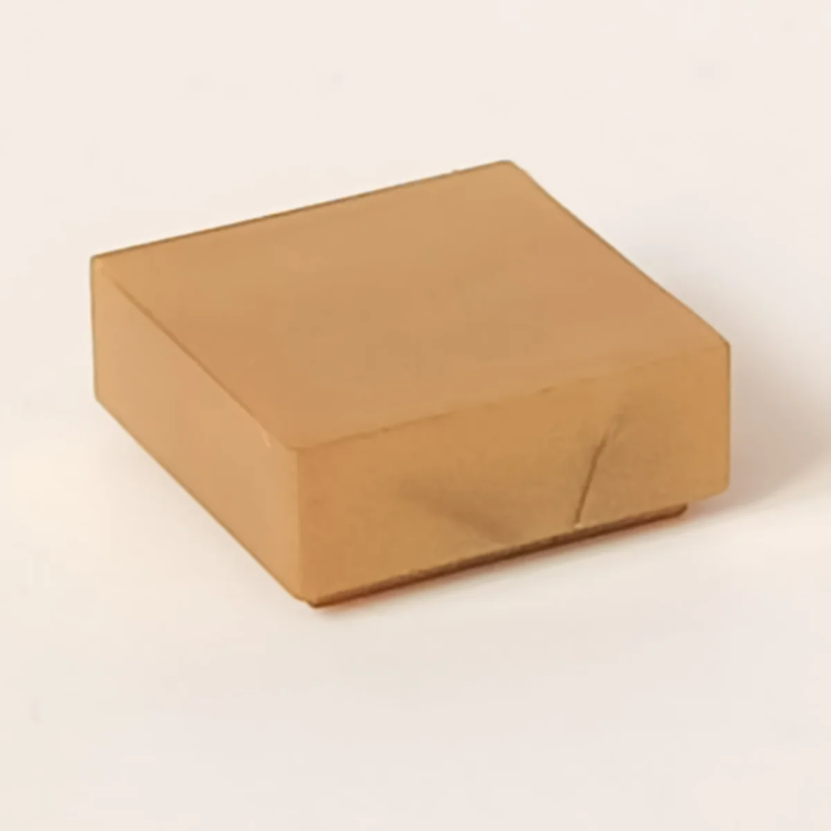 Tile 1 x 1 in Gold, Tarnished