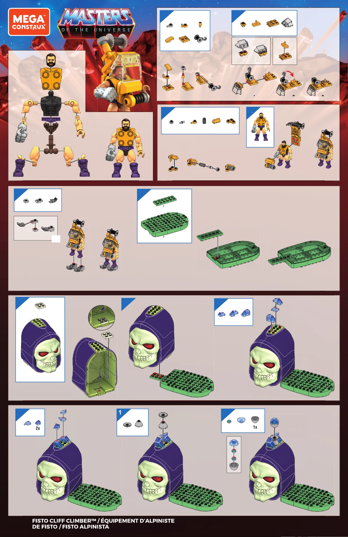 Instruction booklet for GWJ77 Fisto Cliff Climber